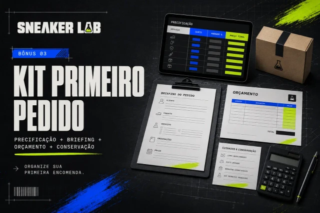 Mockup do Kit Primeiro Pedido