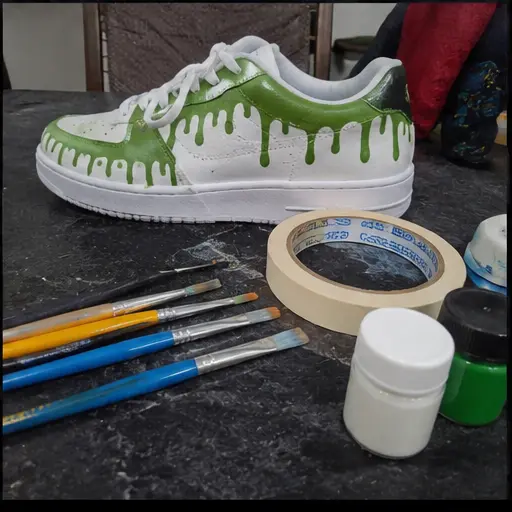 Tênis customizado por Diego Martins
